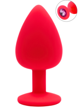 Plug bijou rose Large - DB-RY069PNK